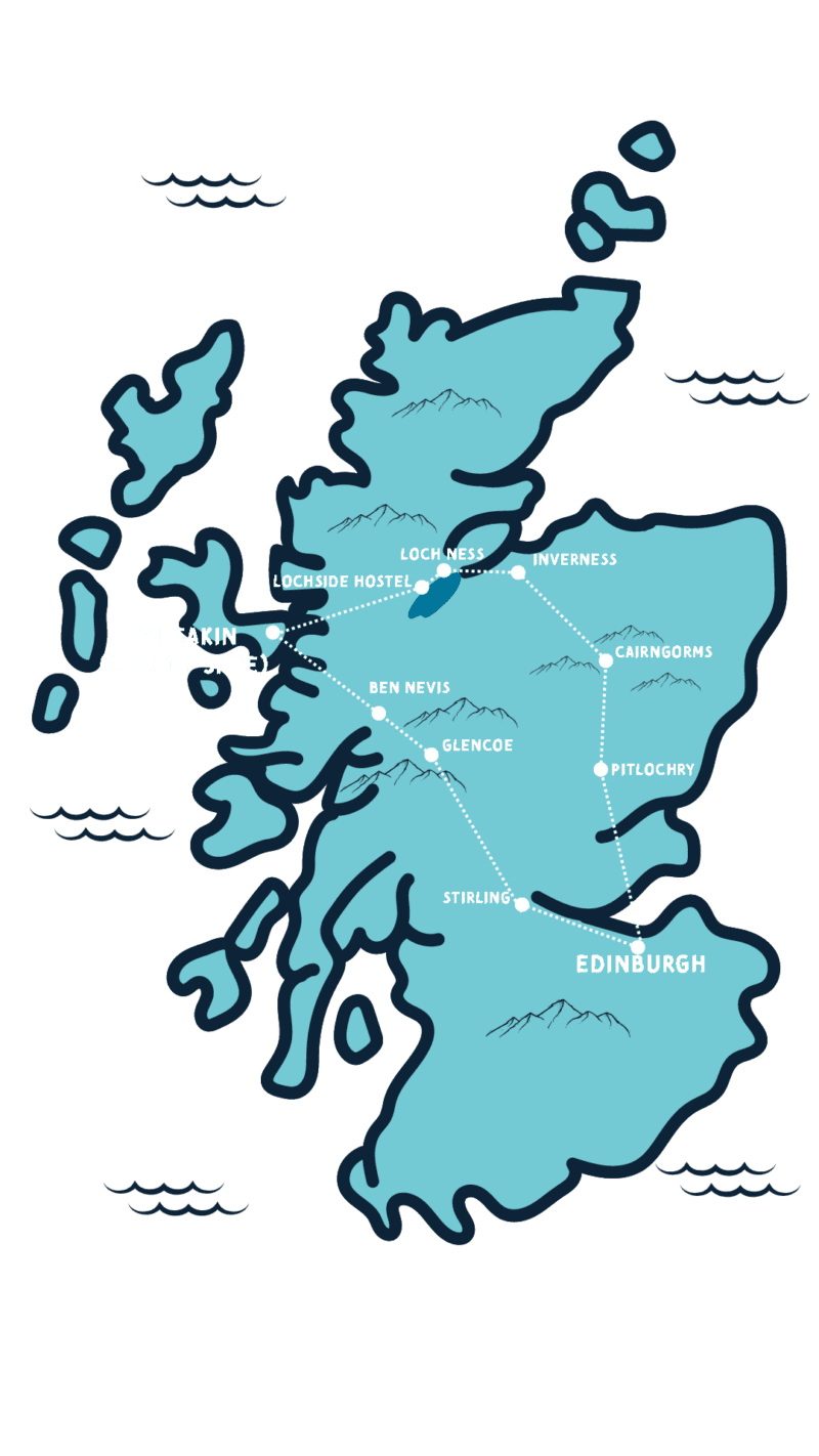 3 Day Loch Ness & Skye - MacBackpackers Tours