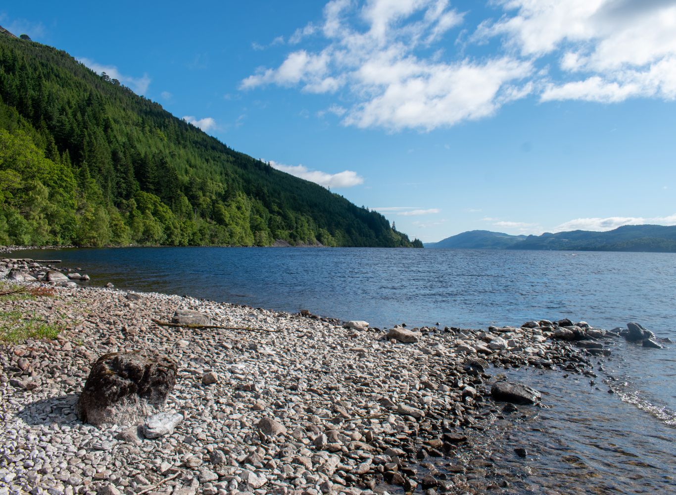 Loch Ness from Lochside Hostel - MacBackpackers