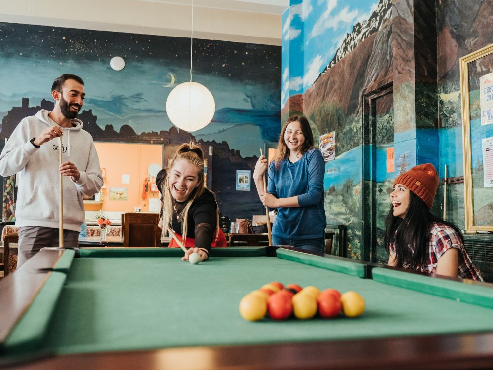 High Street Hostel Pool Table