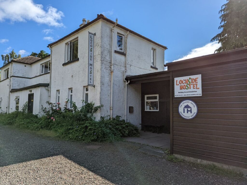 Front of Lochside Hostel