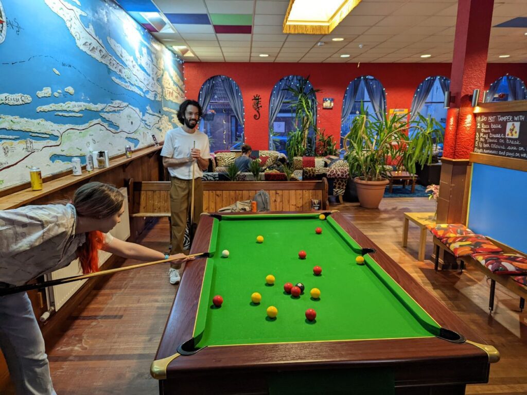 Oban Backpackers Pool Table