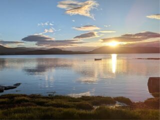 Sunset over Broadford Bay - Autumn Promo Code Post