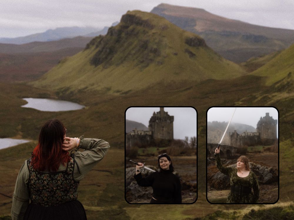 Quiraing and Eilean Donan Castle Photoshoots (Main Character Club)