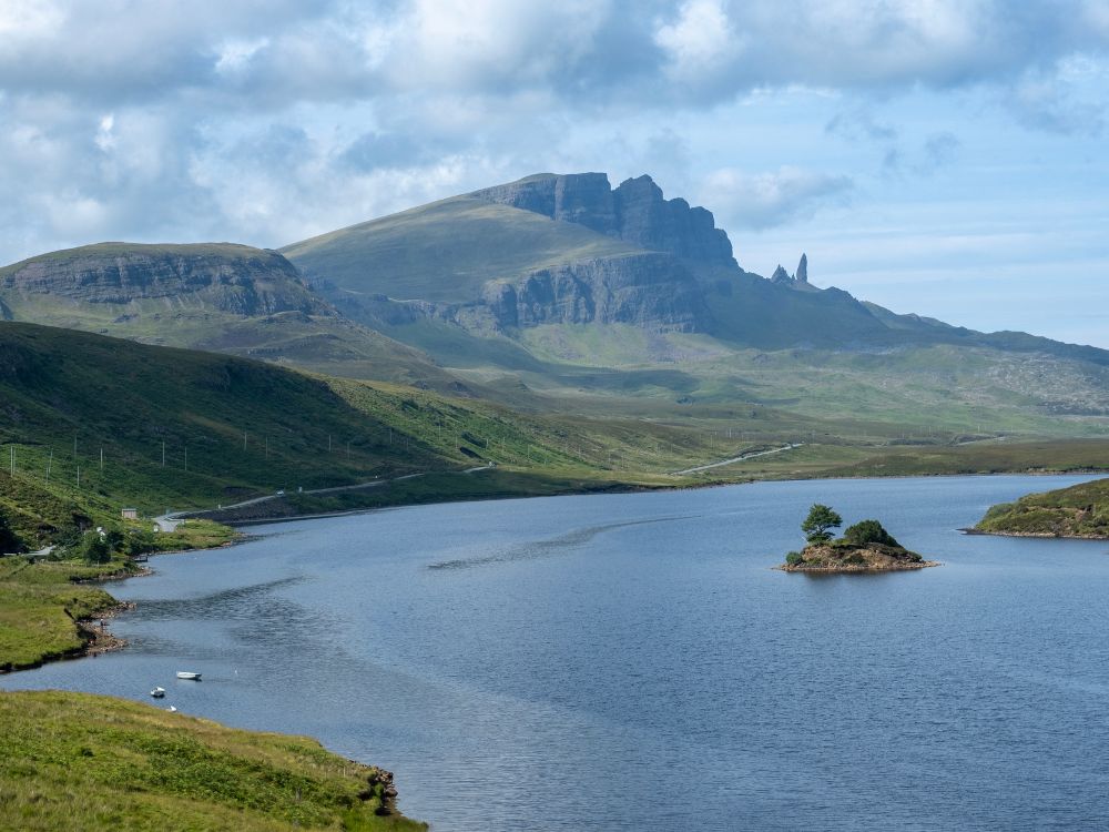 Loch Fada and Old Man of Storr - Isle of Skye