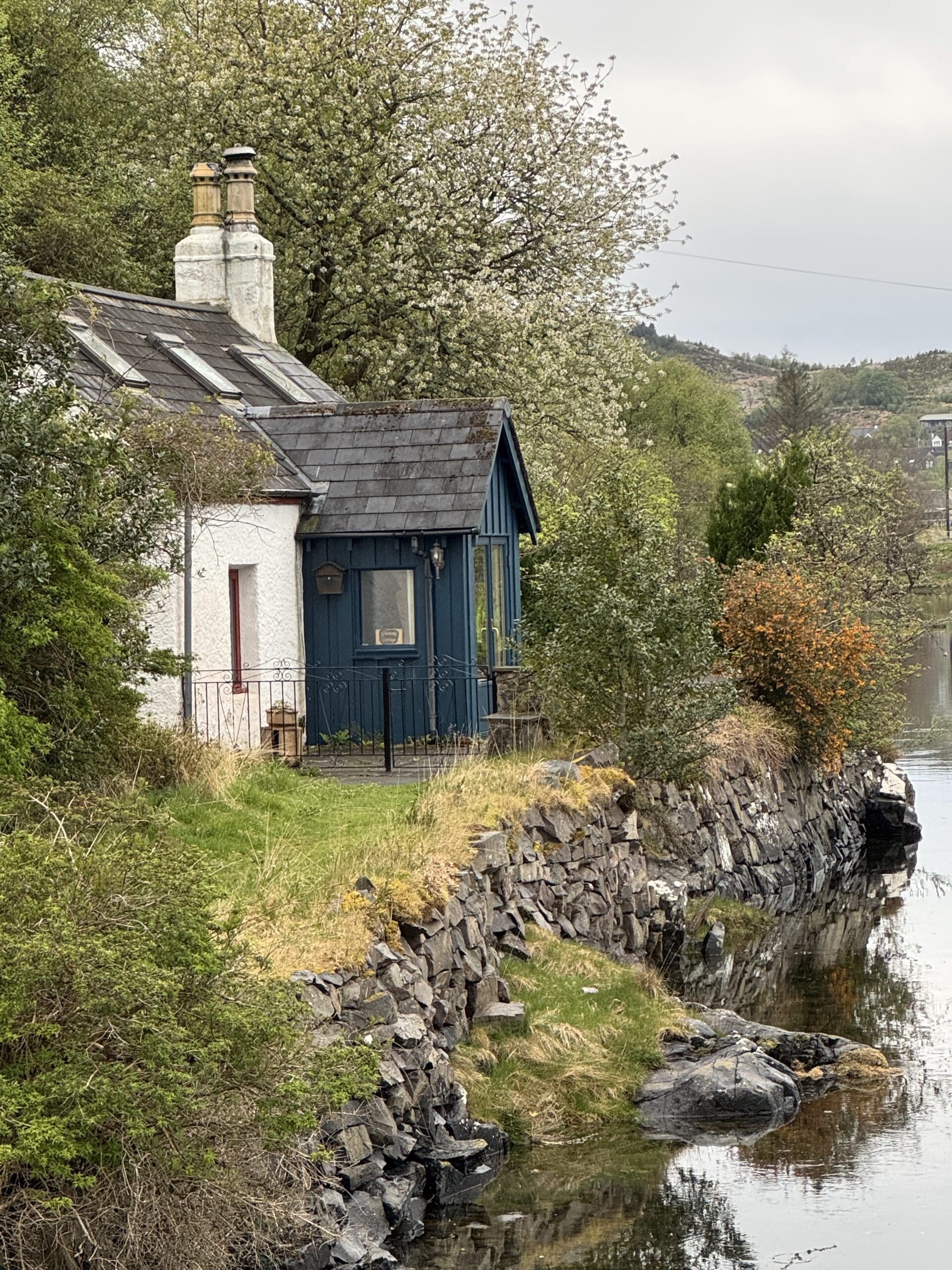 Scottish Highlands tour, small cottage in nature, home with a view, Kyleakin Isle of Skye